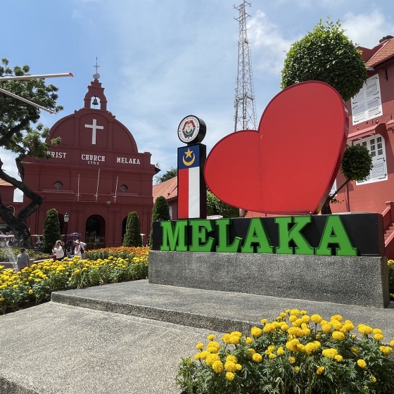 世界遺産マラッカ観光_オランダ広場